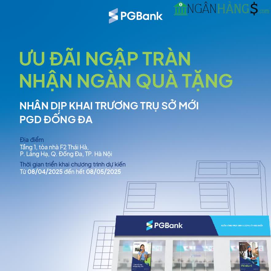 Ảnh Ngân hàng Xăng Dầu PGBank Phòng giao dịch Đống Đa 1